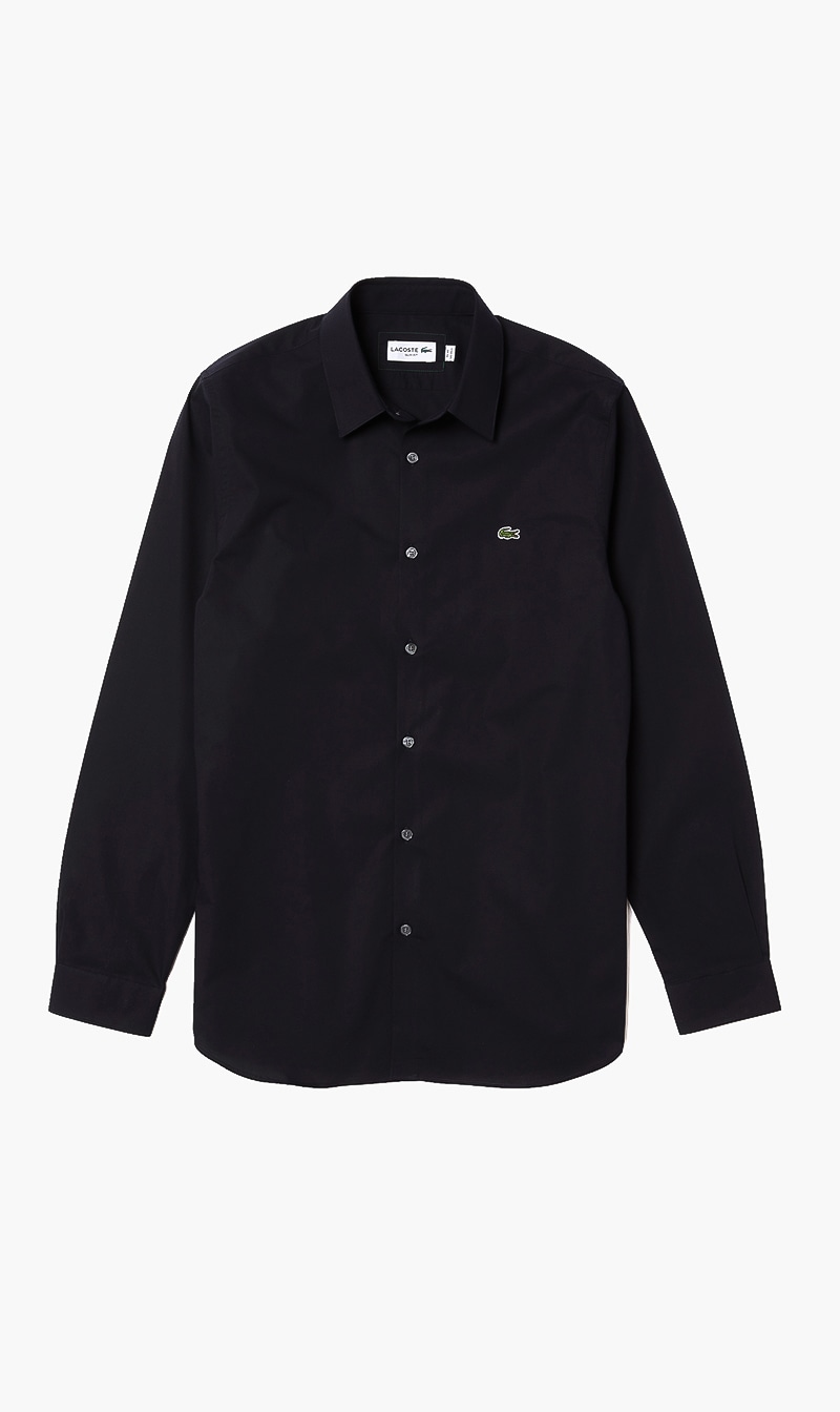 

Lacoste Black Slim Fit Shirt for Men | The Deal Outlet