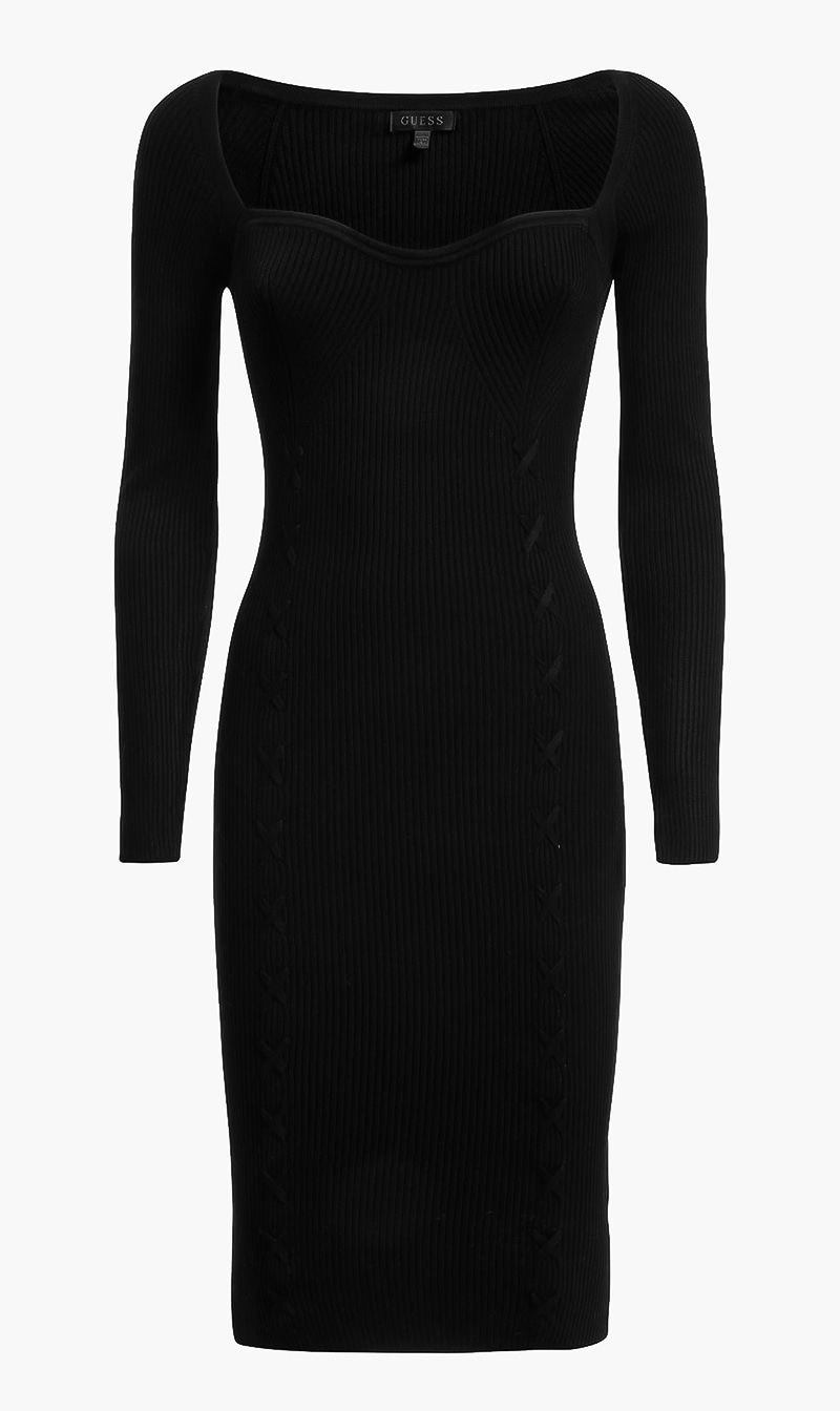 

Guess Black Eco Margot Sweater Dress for Women | The Deal Outlet