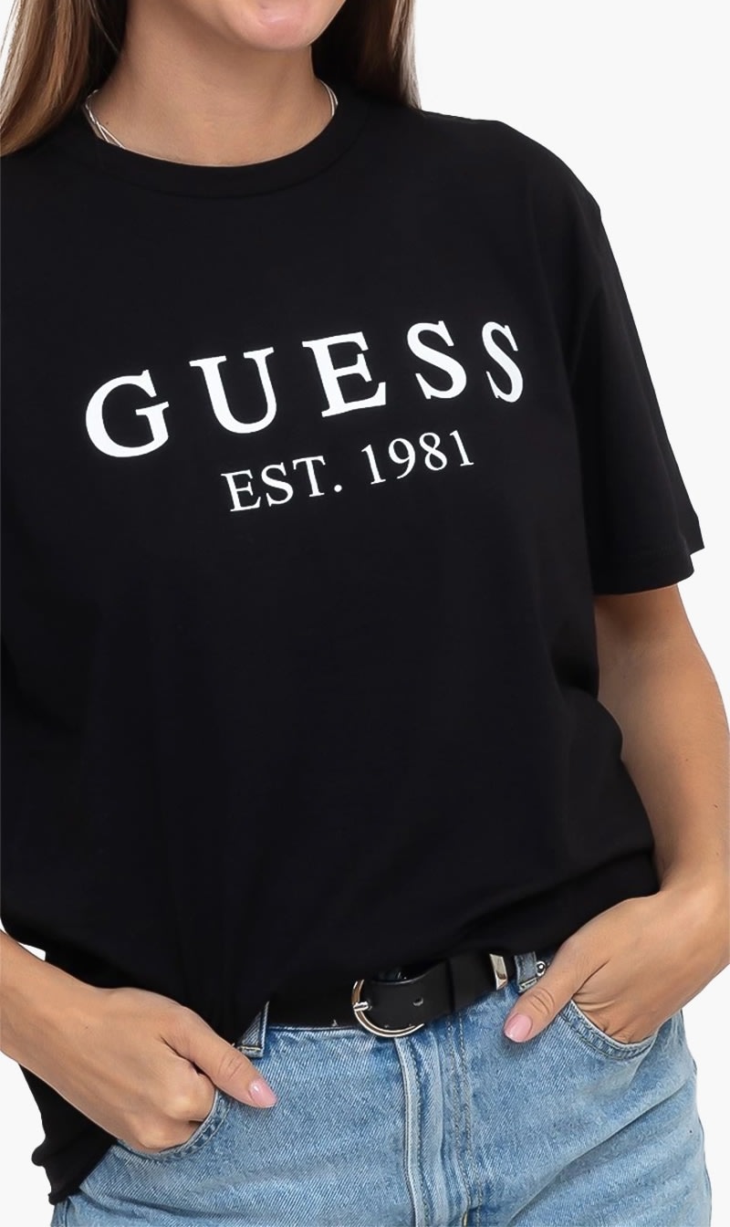 

Guess Black Cn Ss Tee for Women | The Deal Outlet
