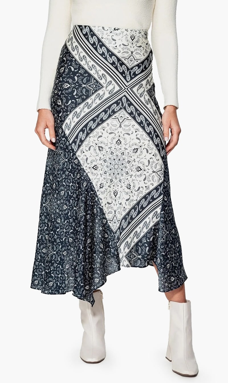

Guess Multi-color Katrina Asymmetric Skirt for Women | The Deal Outlet