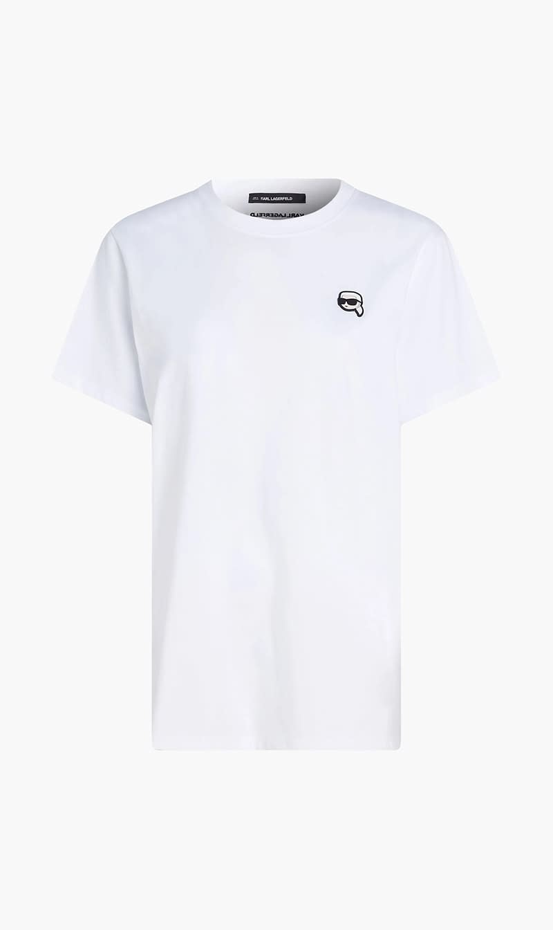 Karl Lagerfeld White Ikon T-shirt for Women