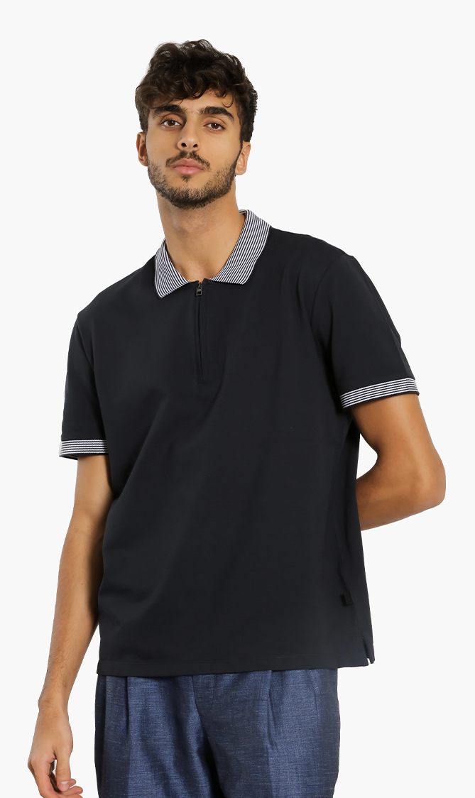 

Lab Zip Polo Shirt