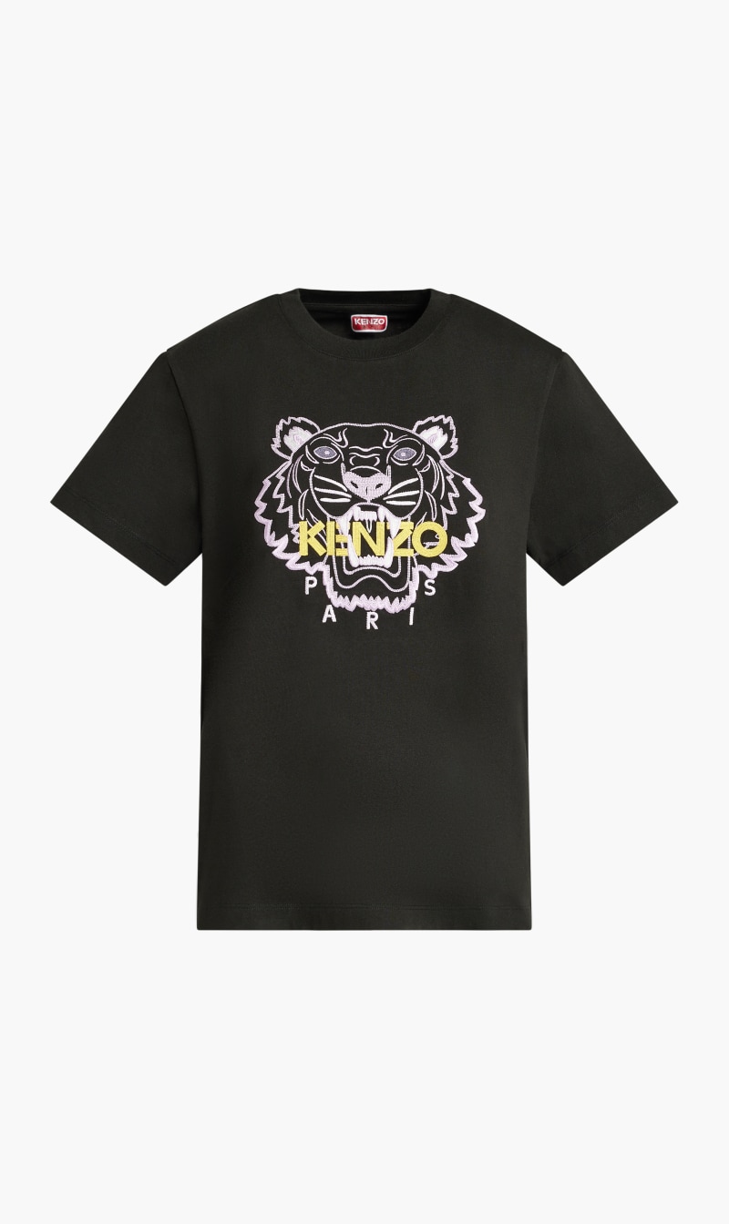 

Loose Fit Tiger Top, Black