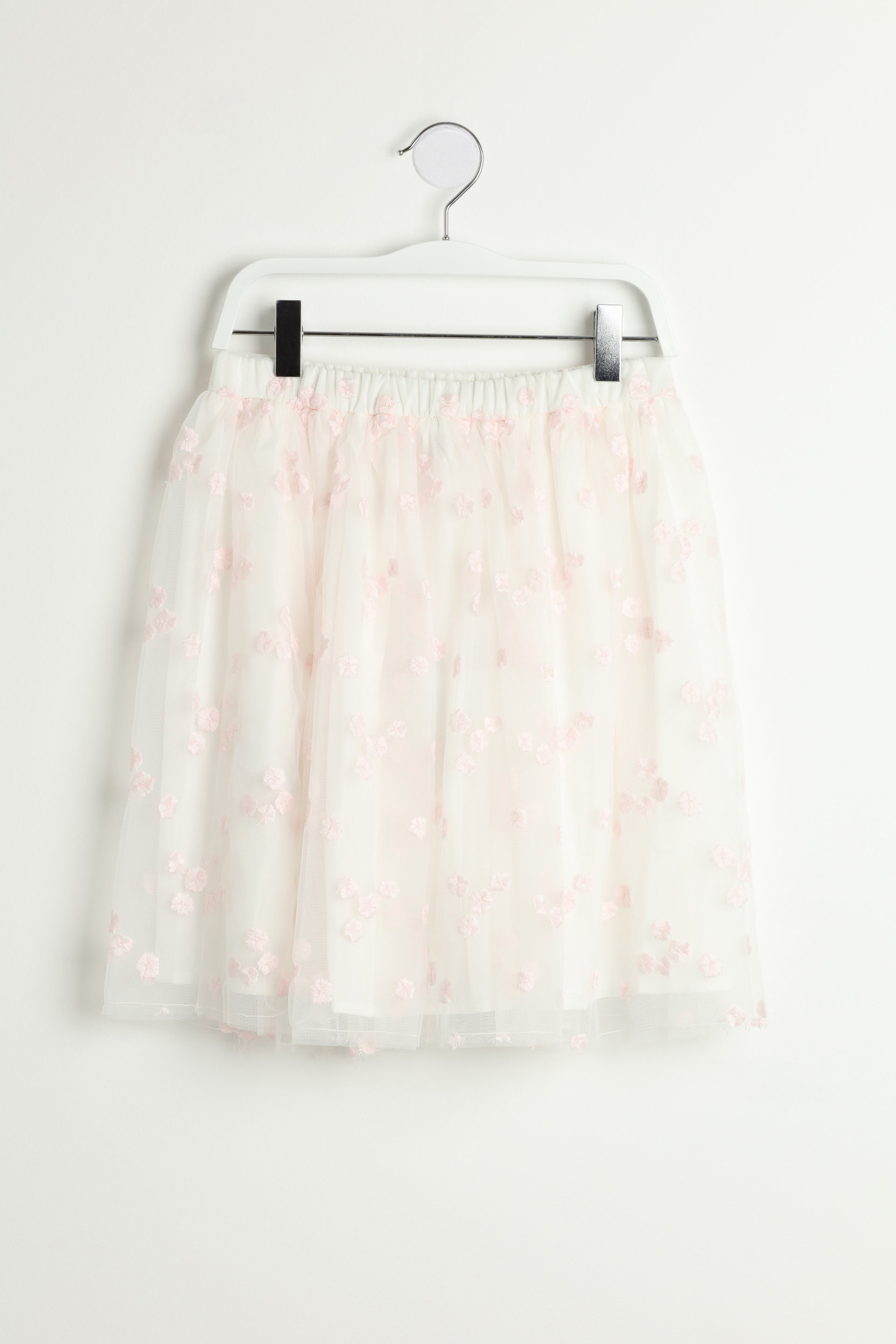 

Il Gufo Embroidered Tulle Skirt
