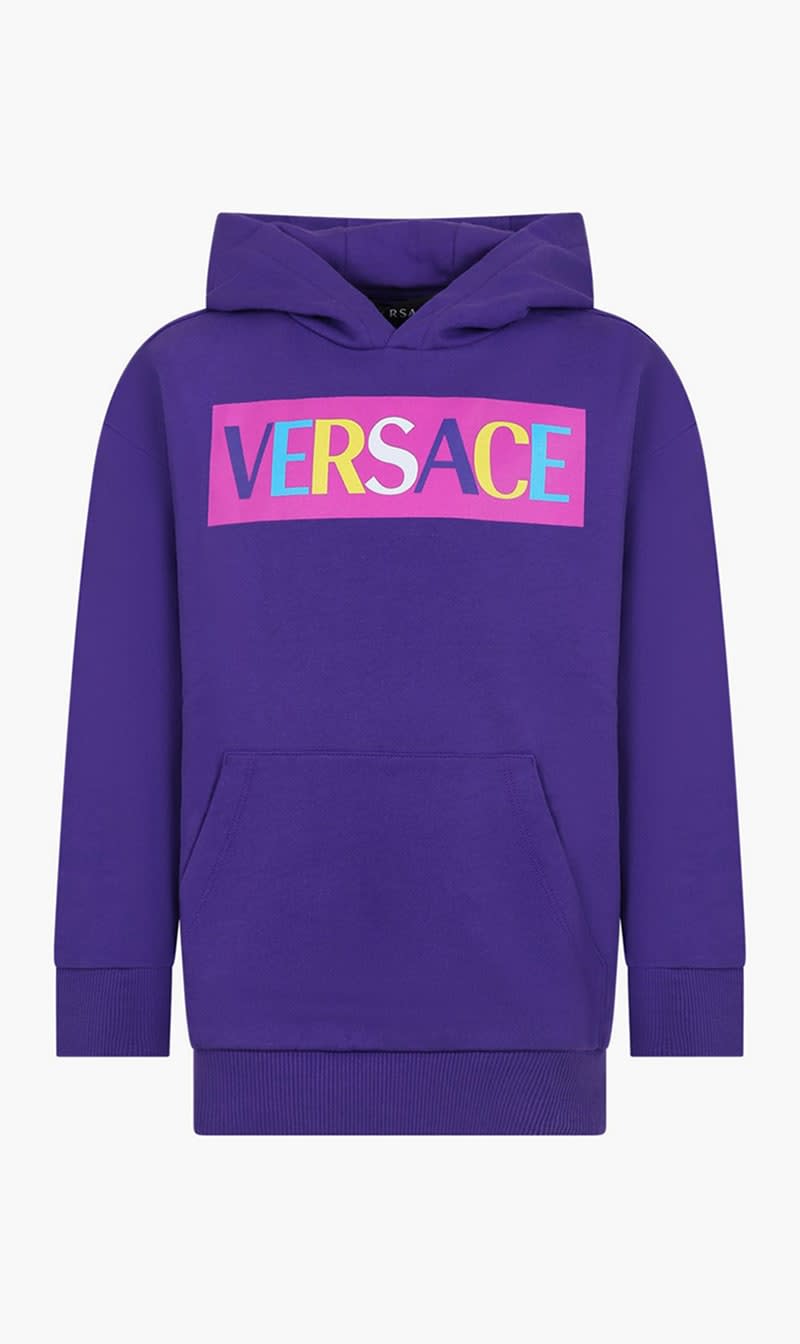 

Versace Multi-color Hooded Sweatshirt for Girls | The Deal Outlet