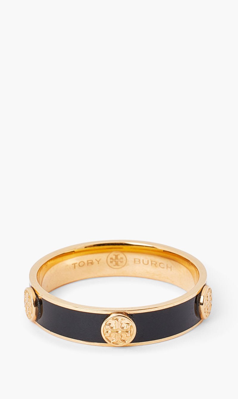 

Tory Burch Gold Miller Stud Enamel Ring for Women | The Deal Outlet