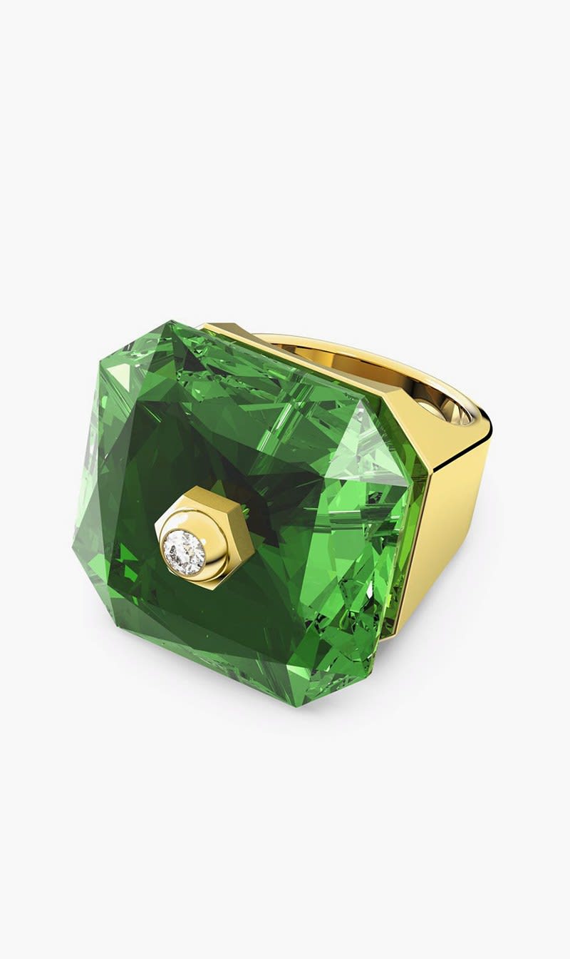 

Swarovski Gold Numina Cocktail Ring for Women | The Deal Outlet