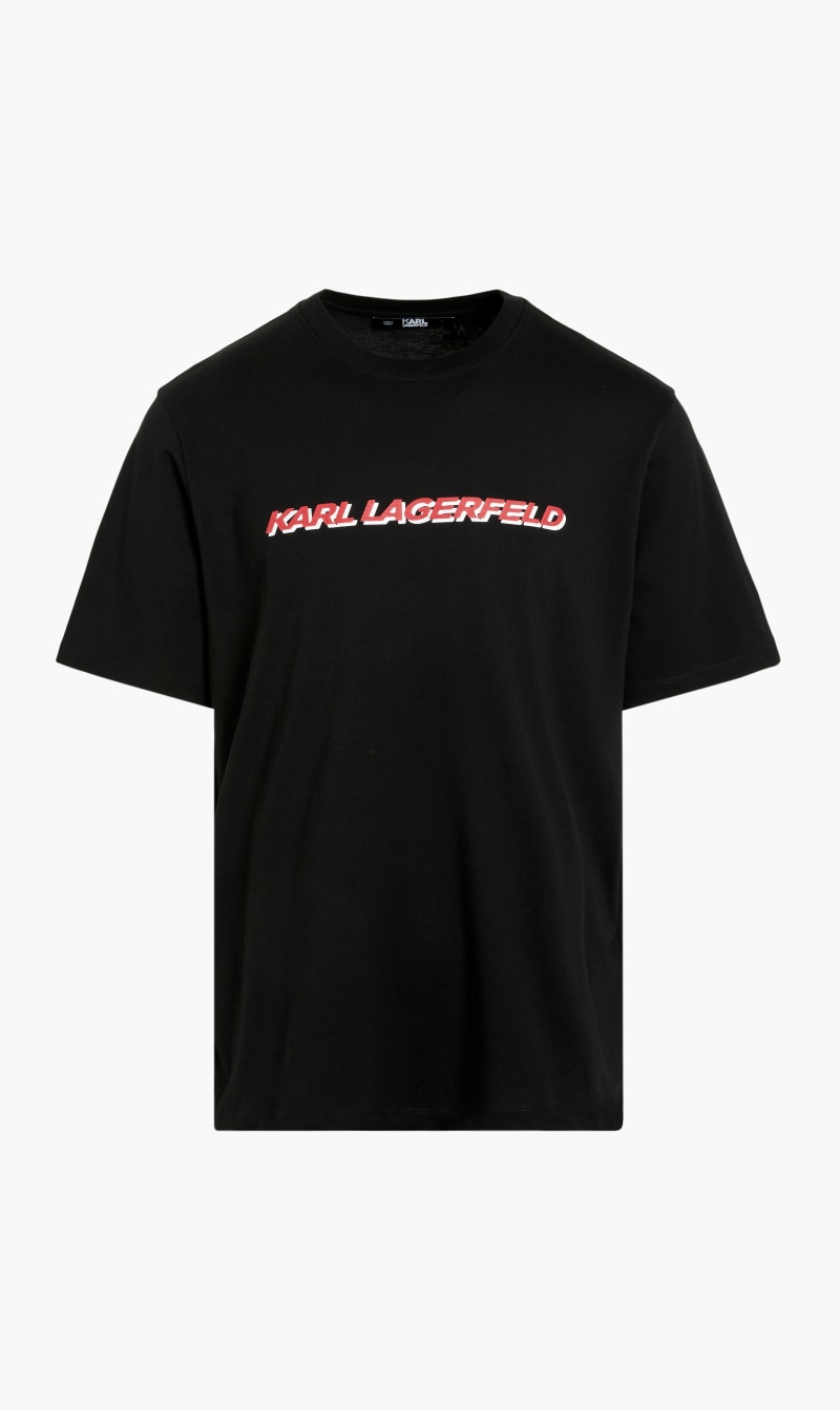 

Karl Lagerfeld Black Classic 3d Logo Print T-shirt for Men | The Deal Outlet