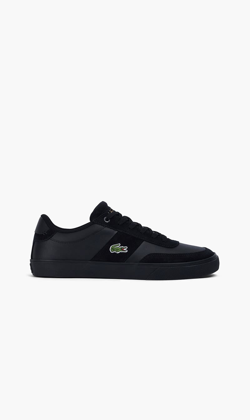 

Lacoste Black Court-master Pro Leather Sneakers for Men | The Deal Outlet