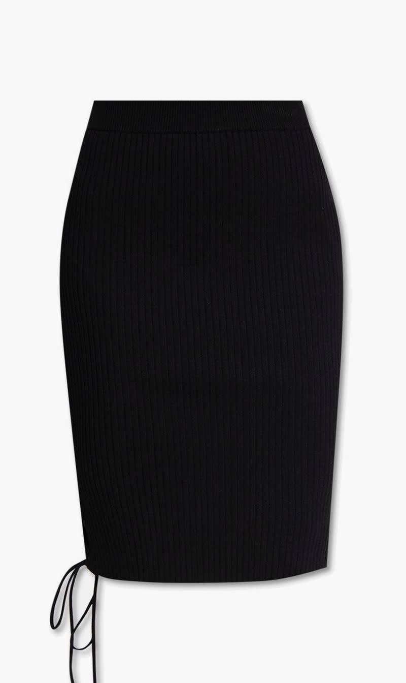 

Off-white Black Vanise Lace Up Midi Skirt Black No Color for Women | The Deal Outlet