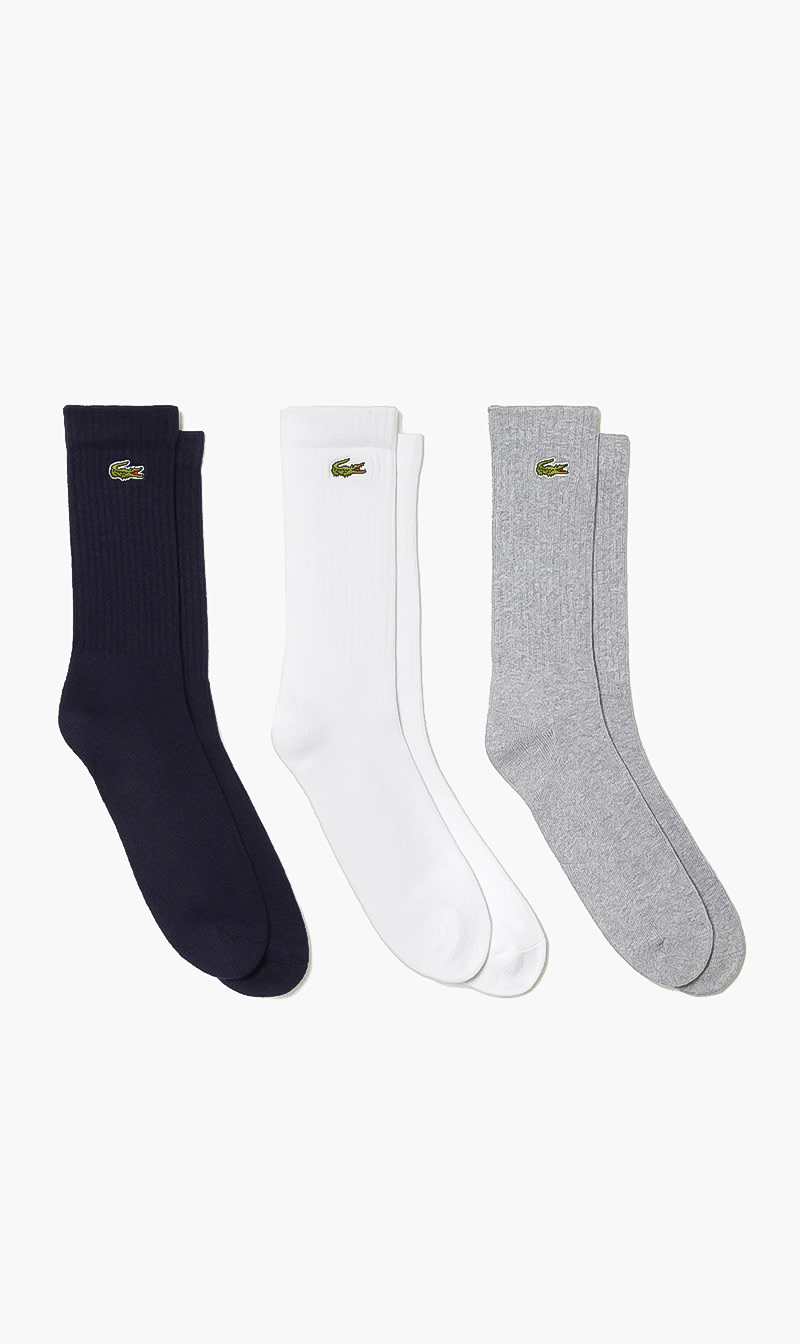 

High Cut Stocks 3 Pack, Grey