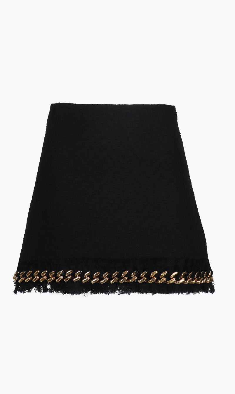 

Chain Detail Skirt, Black