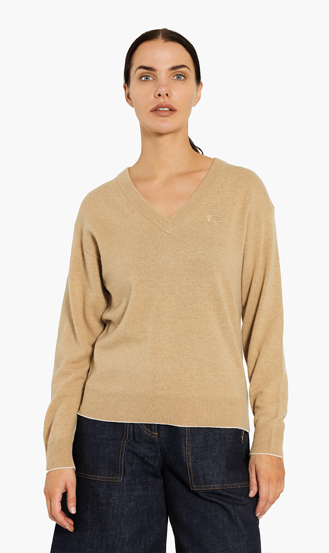 

Lacoste V-neck Wool Sweater