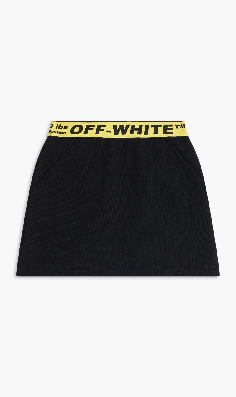 

Off Industrial Sweat Skirt Black Yellow