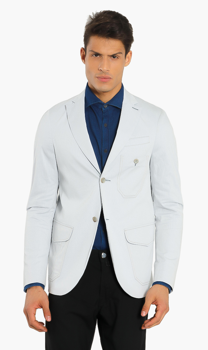 

Jacob Cohen Notch Lapel Suit Jacket