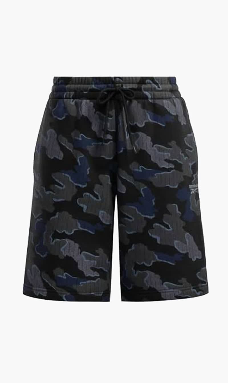 Reebok Black Camouflage Shorts for Men