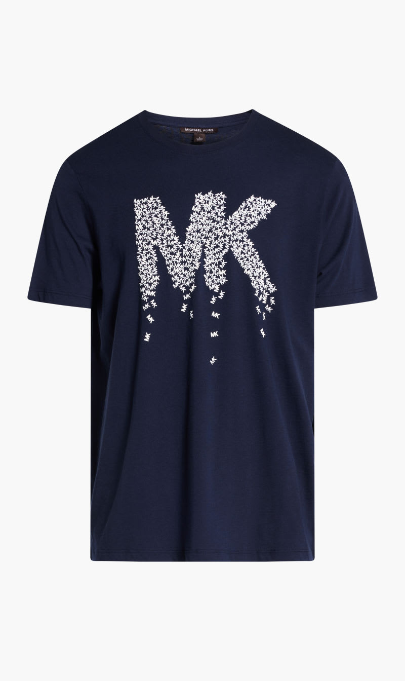 

Michael Kors Blue Crew Neck Logo Tshirt for Men | The Deal Outlet