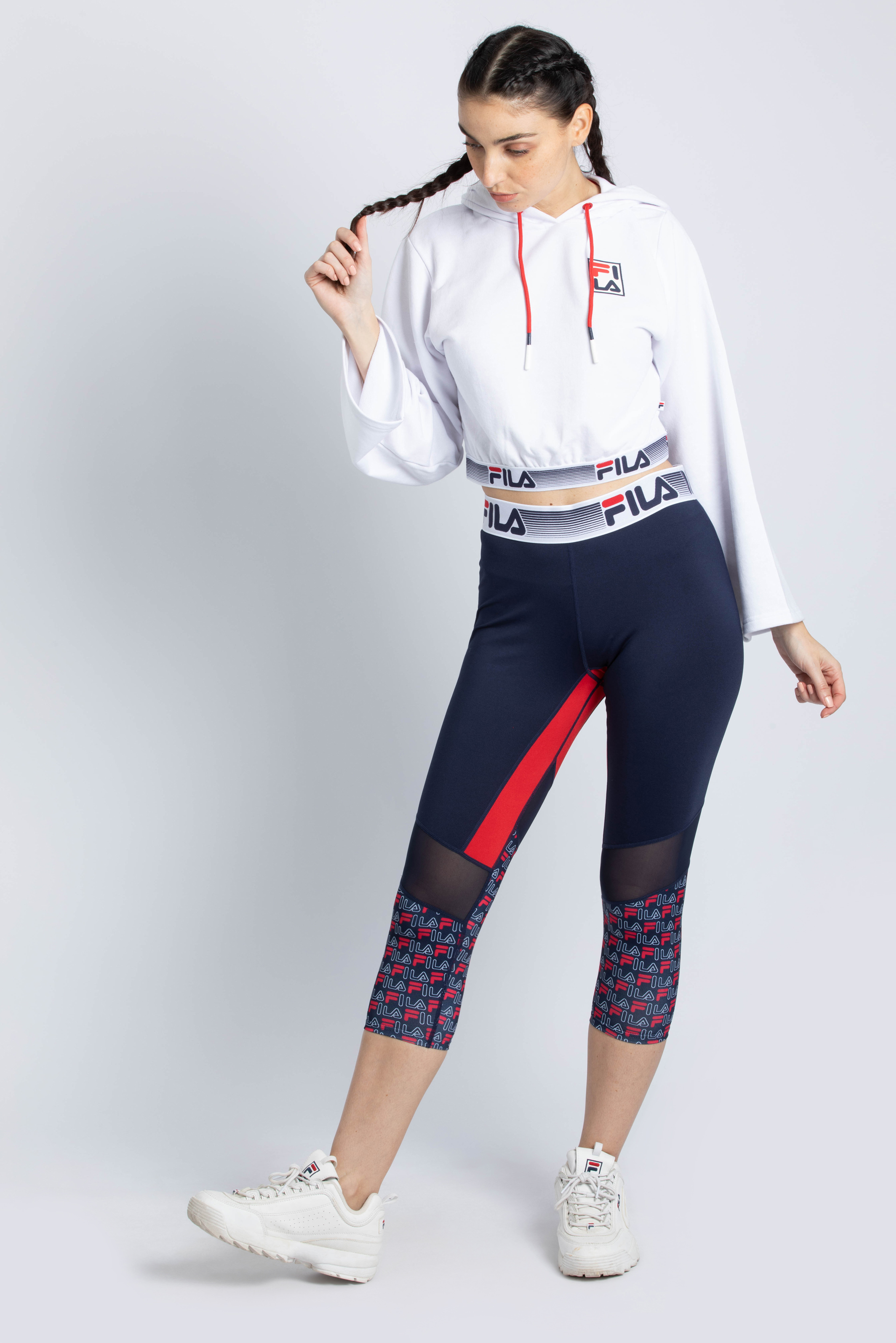 

FILA Elliot Elastic Strap Crop Hoodie