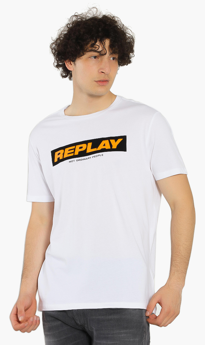 

Replay Velour Logo T-shirt