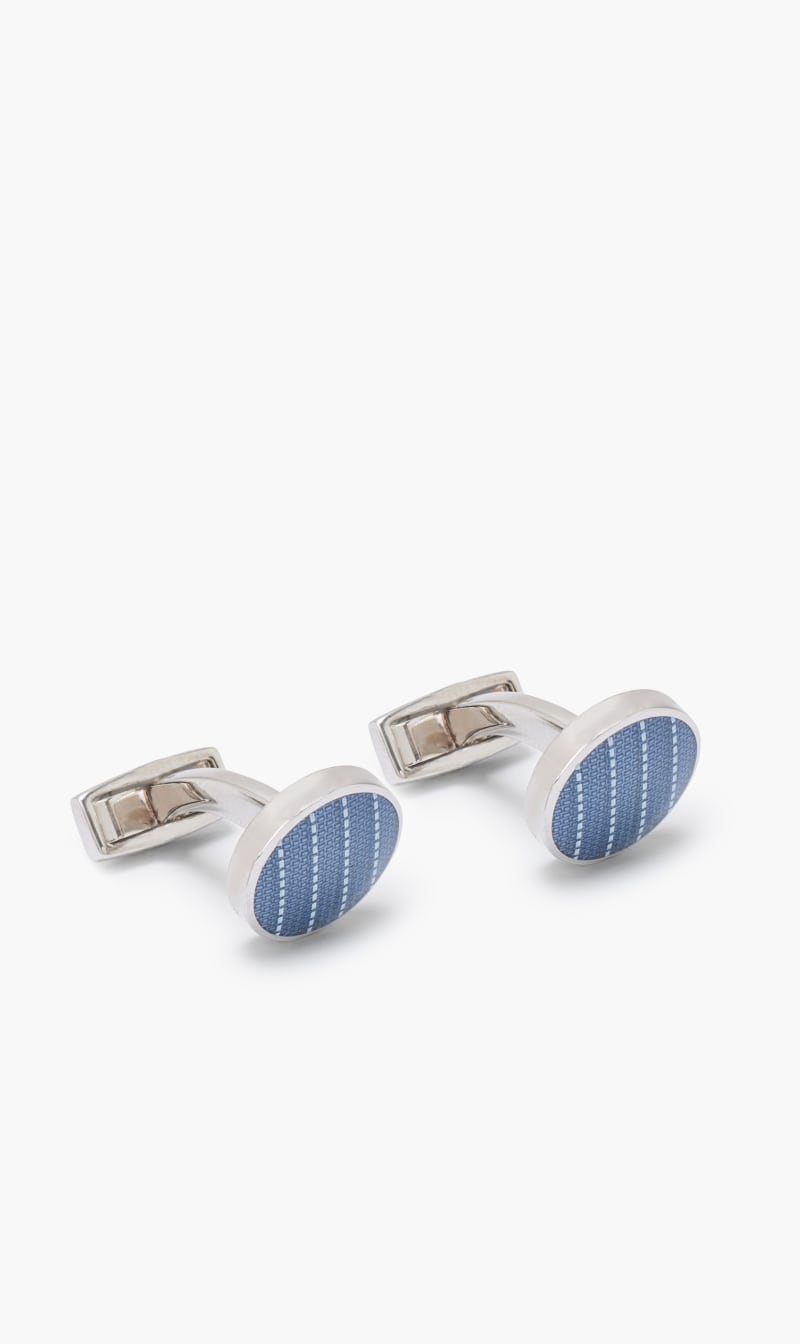 

Hackett london pattern stripe cufflinks | the deal outlet, Blue