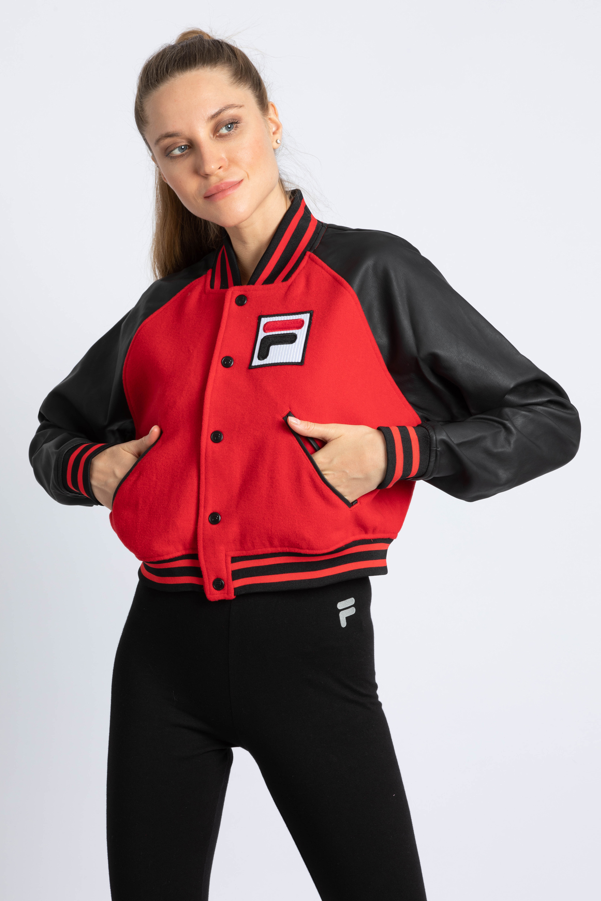 

Fila Rosalie Letterman Jacket