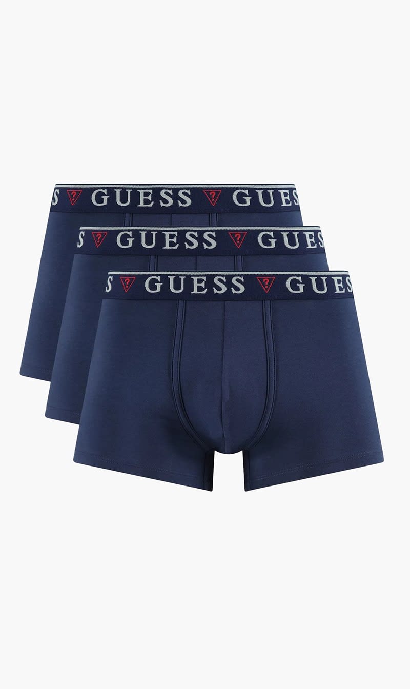 

Guess Blue Brian Hero Boxer Trunk for Men | The Deal Outlet