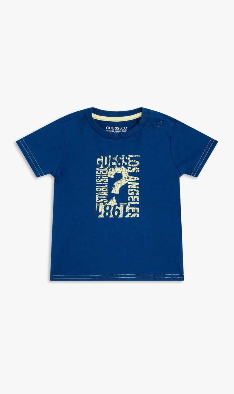 

Guess Blue Organic Cotton T-shirt for Boys | The Deal Outlet