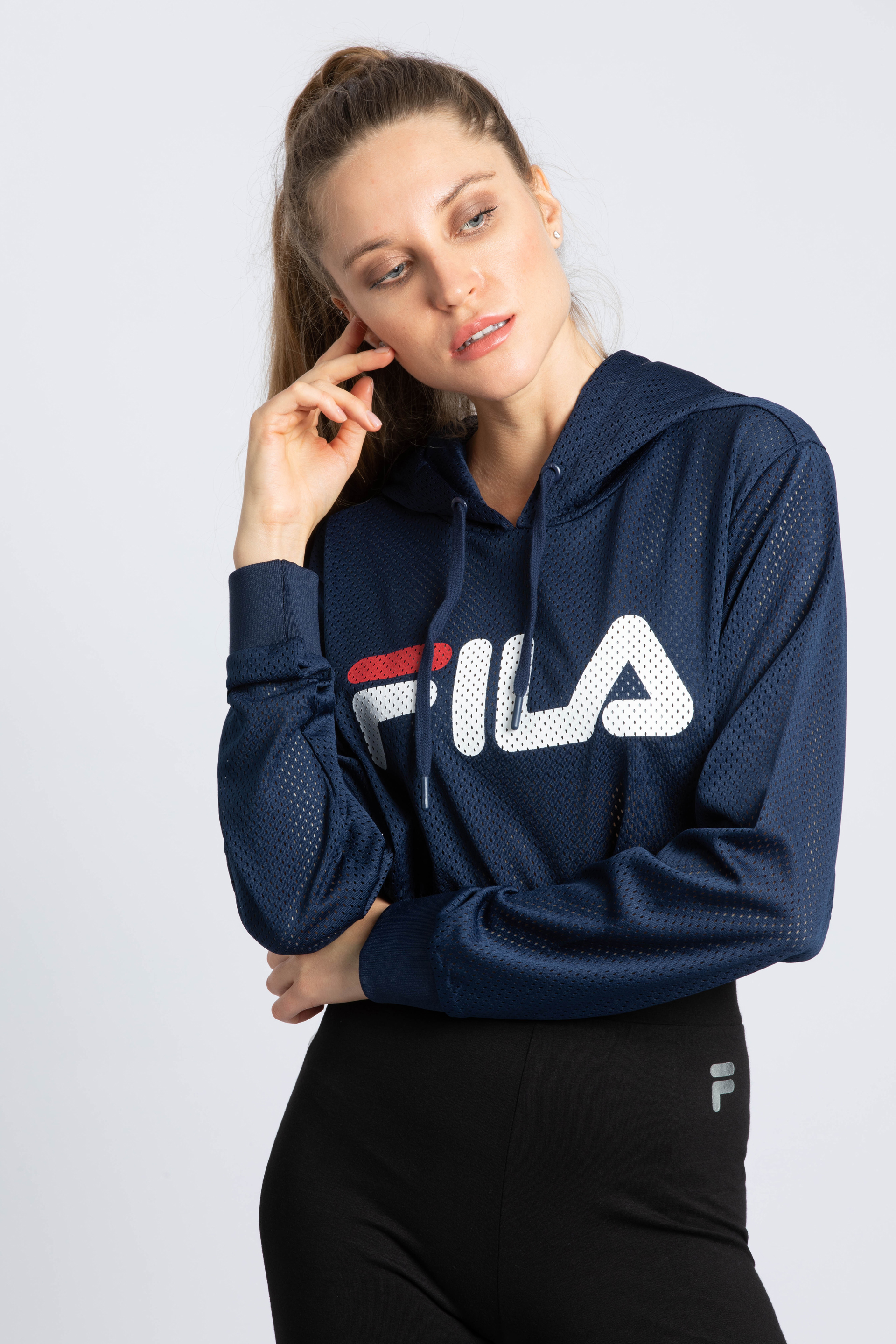 

Fila Noemi Mesh Crop Hoodie