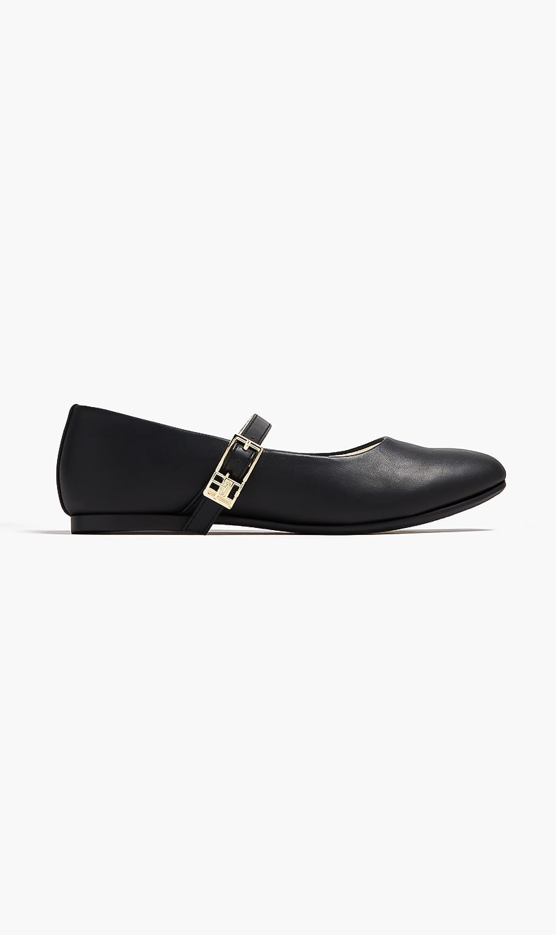 

Tommy Hilfiger Black Ballerina Black for Girls | The Deal Outlet