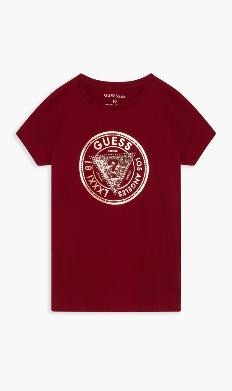 

Cheska Logo Printed Tee, Red