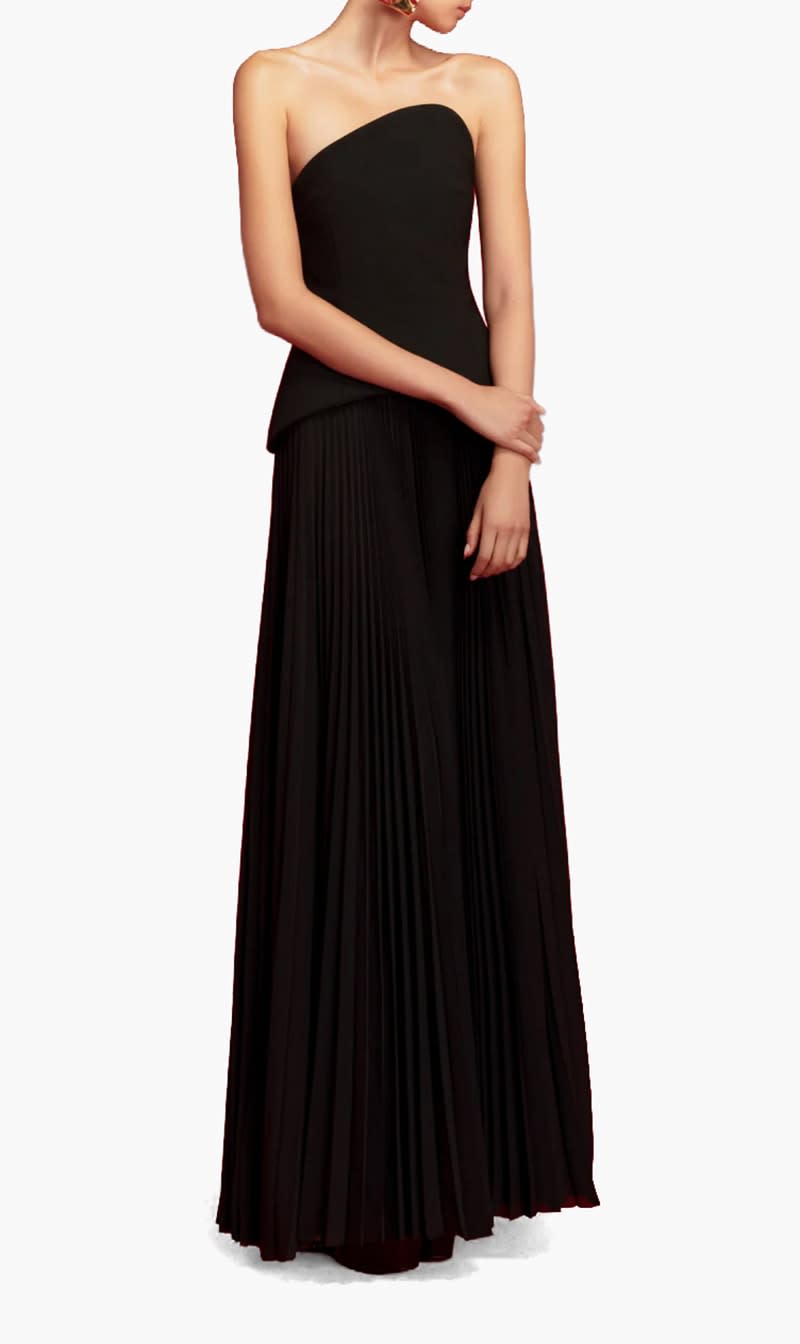

Solace London Black Britt Maxi Dress for Women | The Deal Outlet