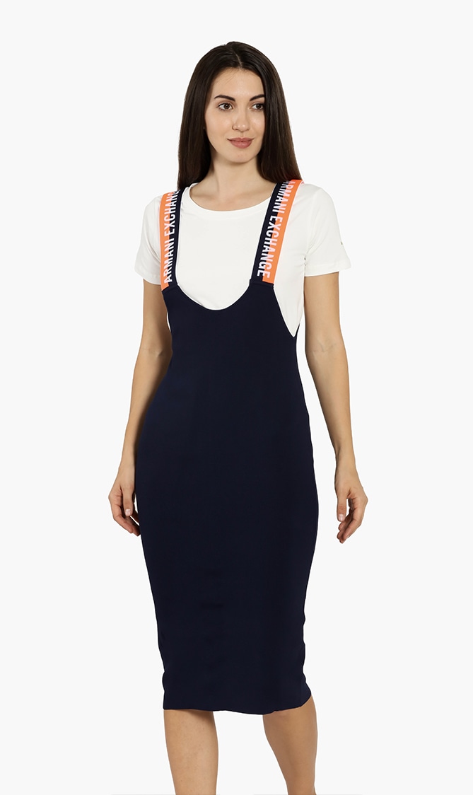 

Logo Tape Strap Dress