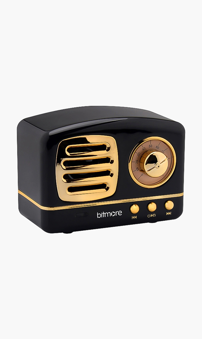 

Time Design Wireless Retro Speaker With Fm Radio