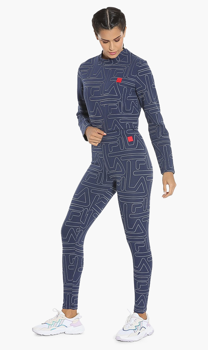 

Fila Lipi All Over Logo Print Leggings