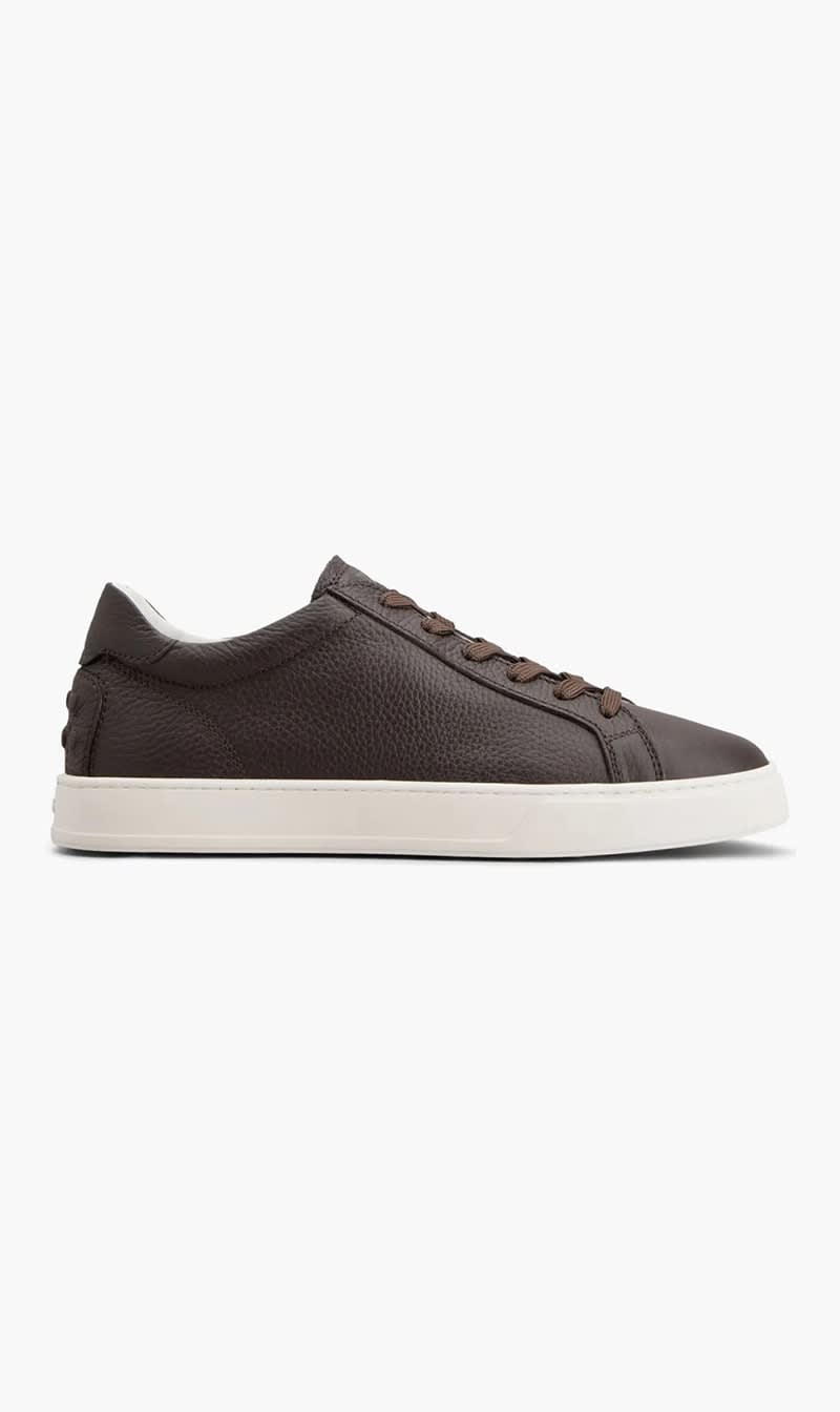 

Tod's Brown Allacciata Cassetta Leather Sneakers for Men | The Deal Outlet