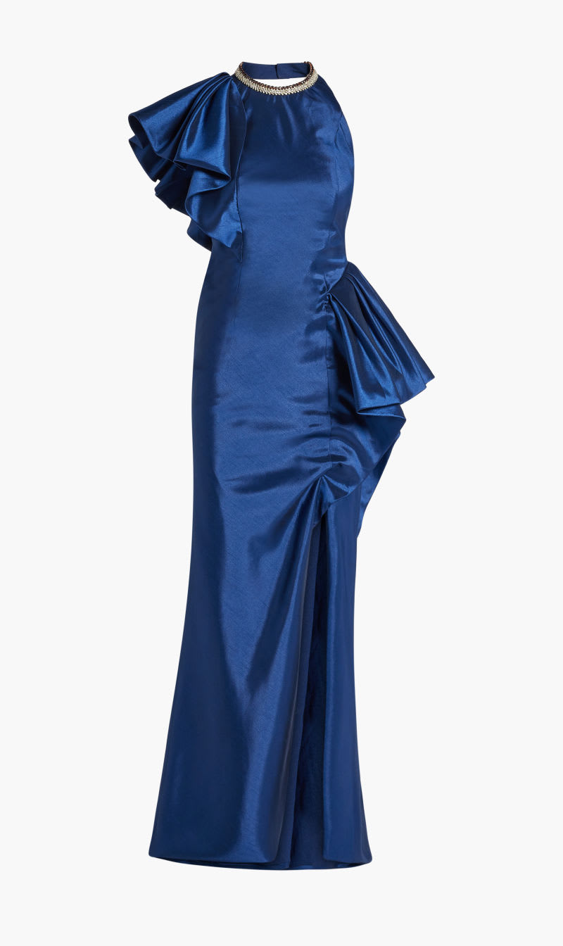 

Gw Couture Blue Dress for Women | The Deal Outlet