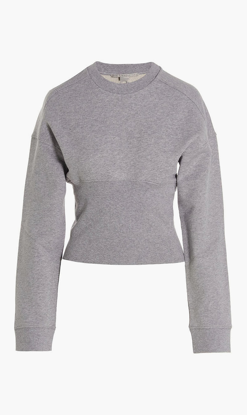 

Stella Mc Cartney Grey Waisted Sweatshirt for Women | The Deal Outlet
