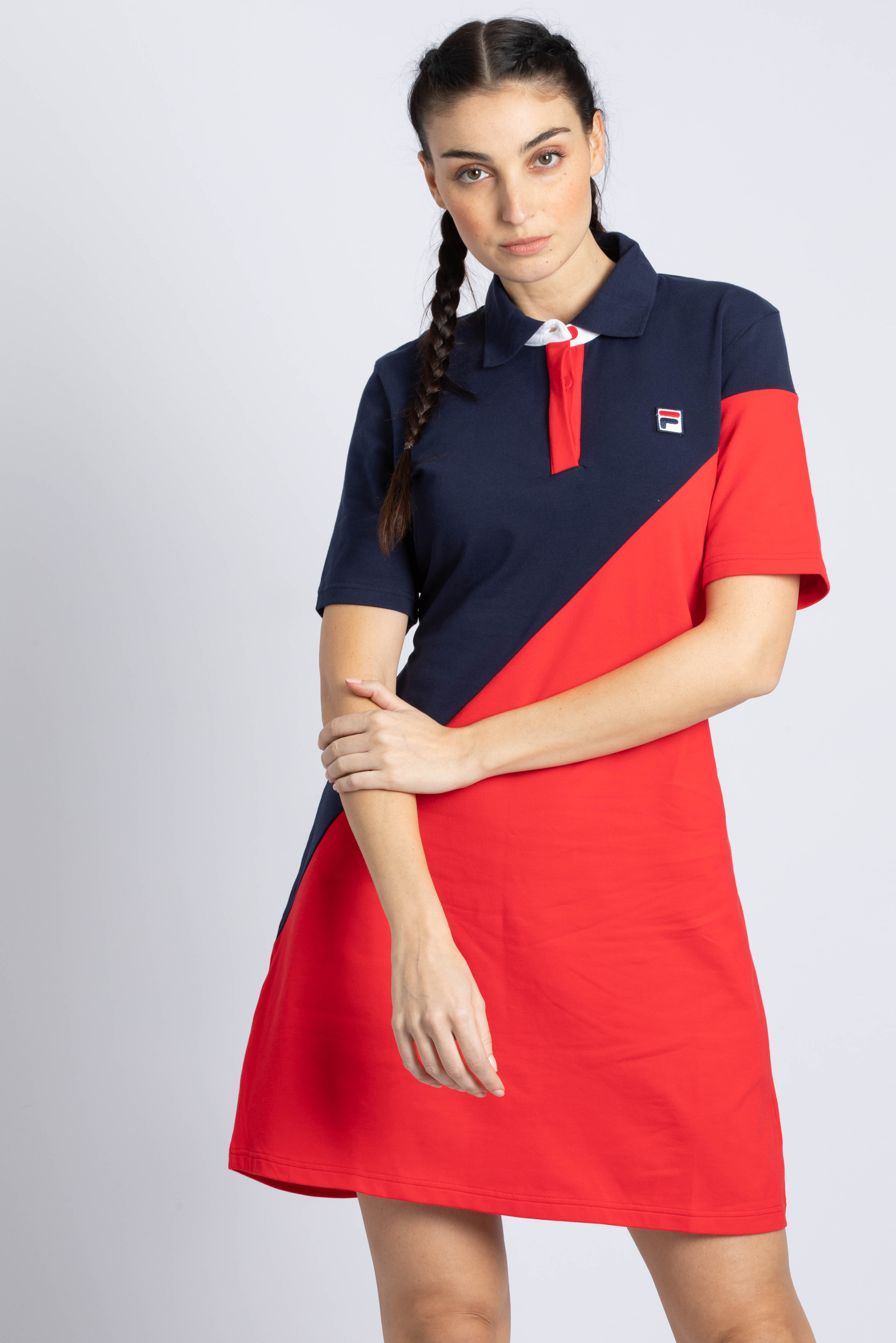 

Fila Floriana Colour Block Shirt Dress