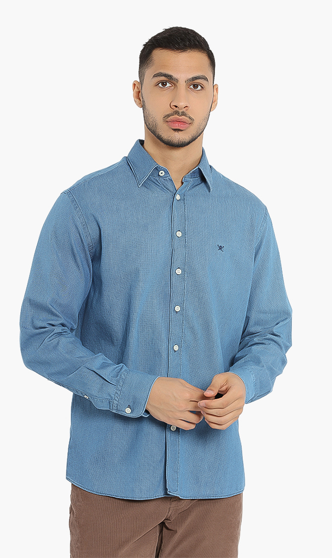 

Hackett London Polka Dot Kensington Slim Fit Shirt