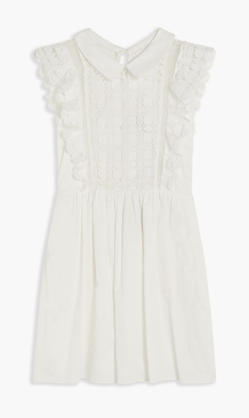 

Self-portrait White White Lace Mini Dress for Kids | The Deal Outlet