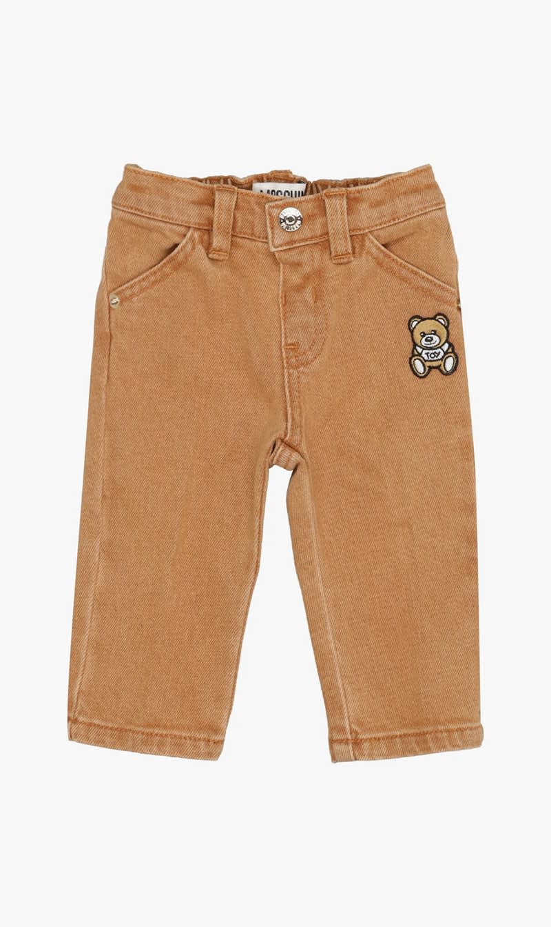 

Moschino Brown Caramel Pants for Boys | The Deal Outlet