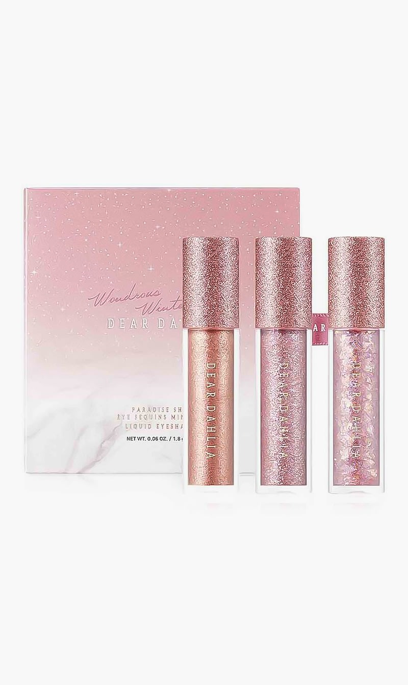 

Dear Dahlia Others Paradise Shine Eye Sequins Mini Trio Makeup Set for Women | The Deal Outlet