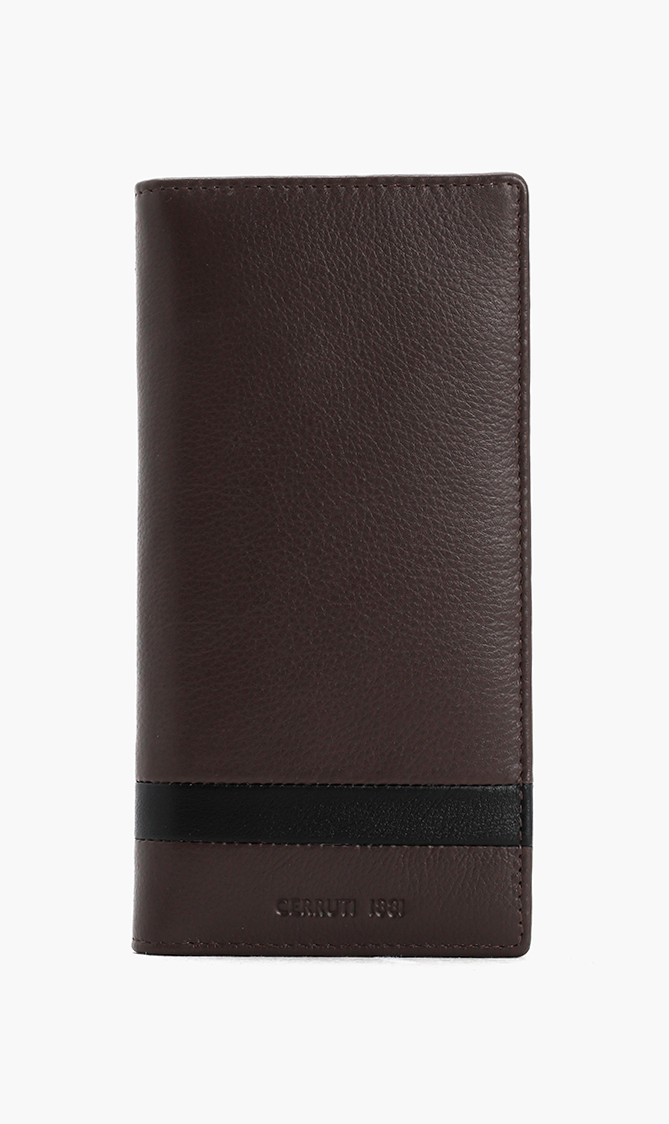 

Cerruti Stars Leather Long Wallet