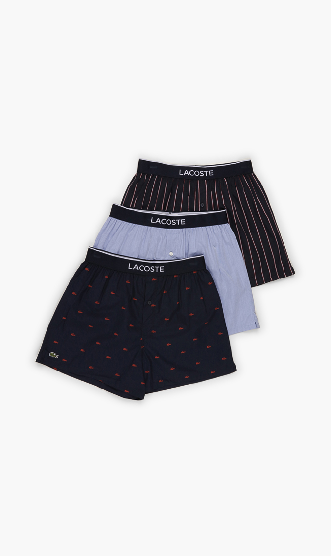 

Lacoste 3-pack Woven Boxers