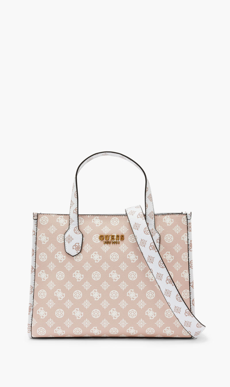 

Guess Red Silvana 2 Compartment Tote for Women | The Deal Outlet