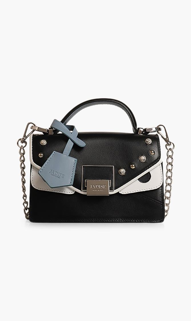 

Jadise Cartella Mini Studs Leather Crossbody Bag