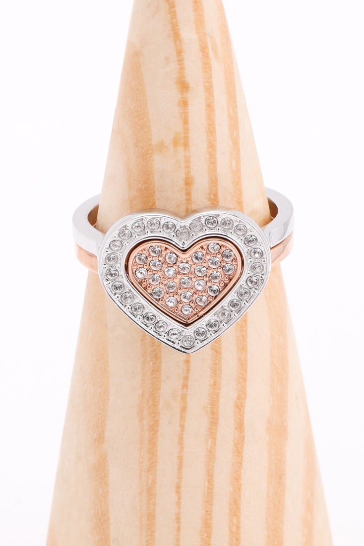 

SWAROVSKI Cupid Two Tone Ring Set, 55mm