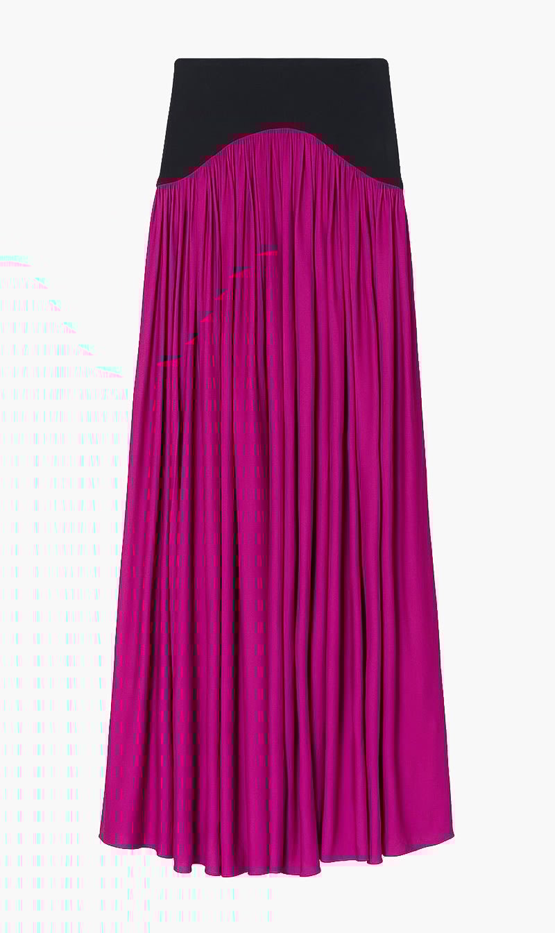 

Tory Burch Pink Crepe Jersey Skirt for Women | The Deal Outlet