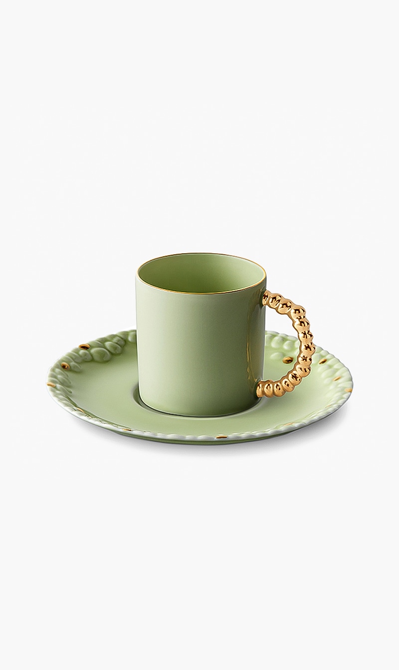 

Haas Mojave Espresso Cup & Saucer, Green