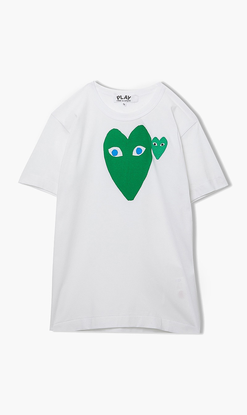

Two Hearts Logo T-shirt, White